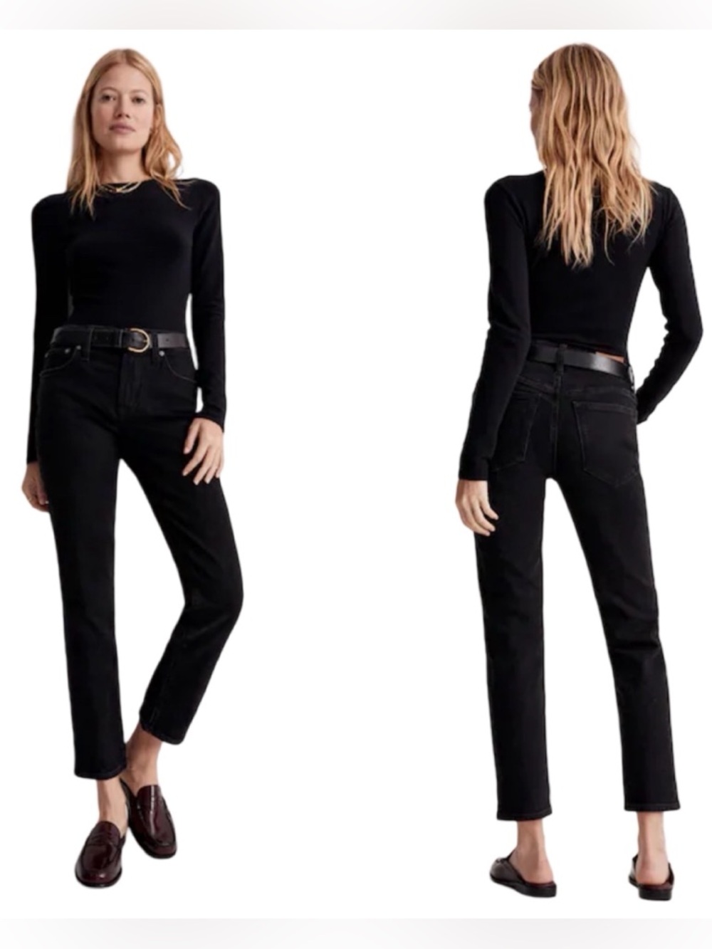 Madewell Mid-Rise Perfect Vintage Mom Jeans Faded Black Retro Women’s Size 31 - Picture 5 of 17